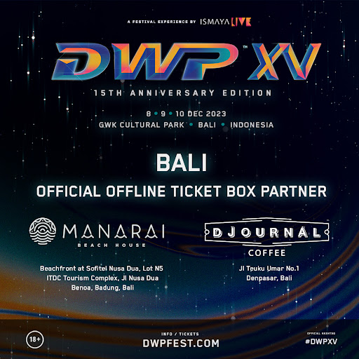 #DWPXV Tickets Now Available Offline at Manarai Beach House and Djournal Coffee! image
